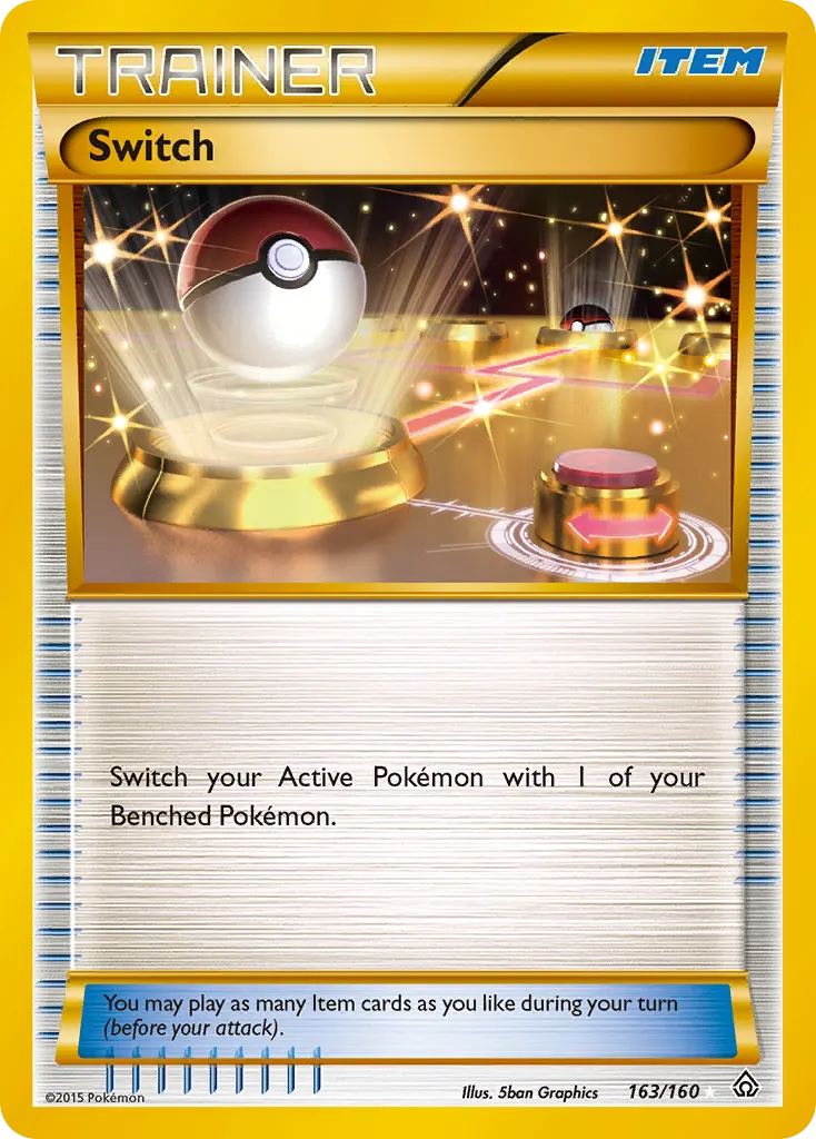 Switch — Primal Clash 163 Pokémon card