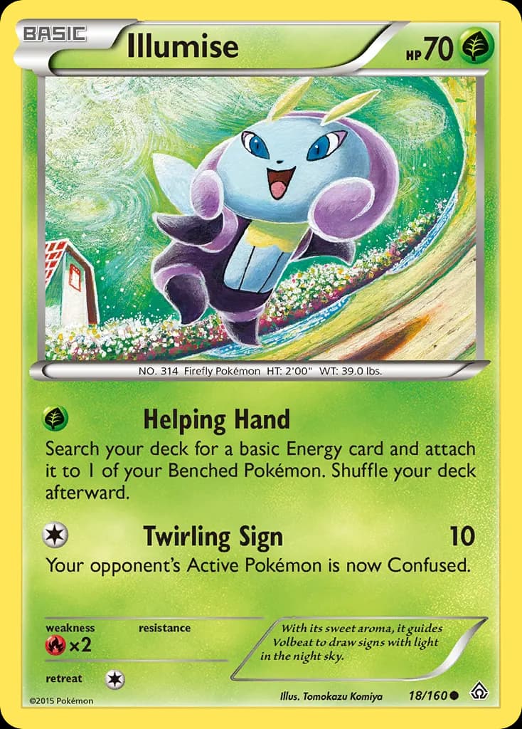 Illumise — Primal Clash 18 Pokémon card