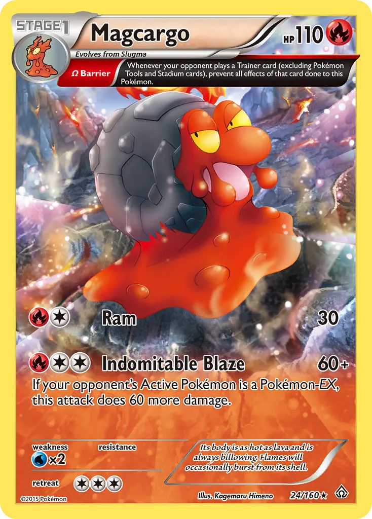 Magcargo — Primal Clash 24 Pokémon card