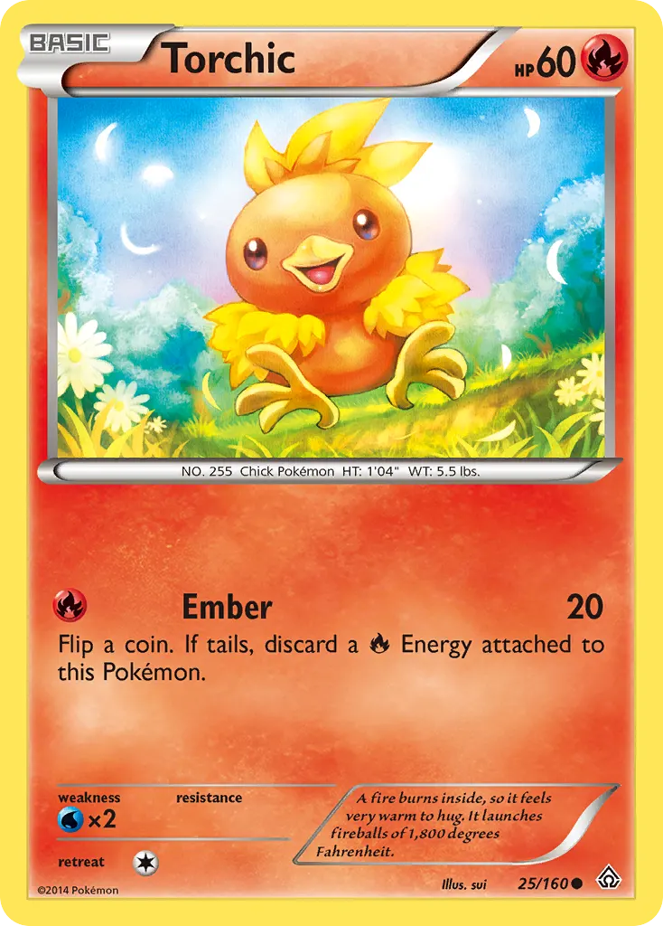 Torchic — Primal Clash 25 Pokémon card