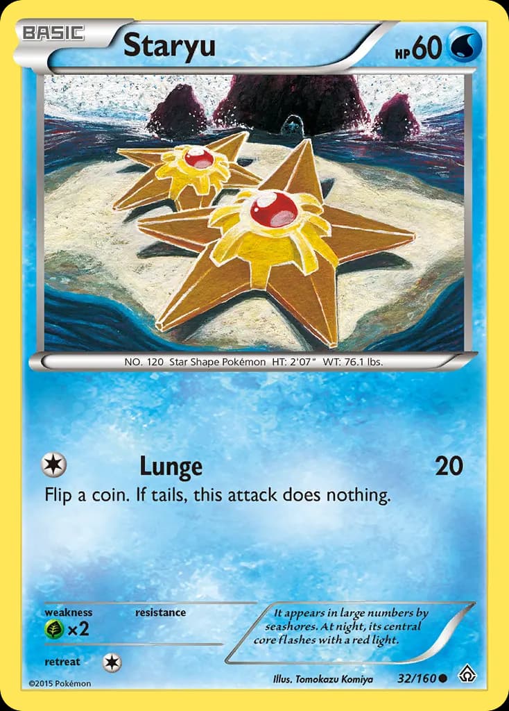 Staryu — Primal Clash 32 Pokémon card