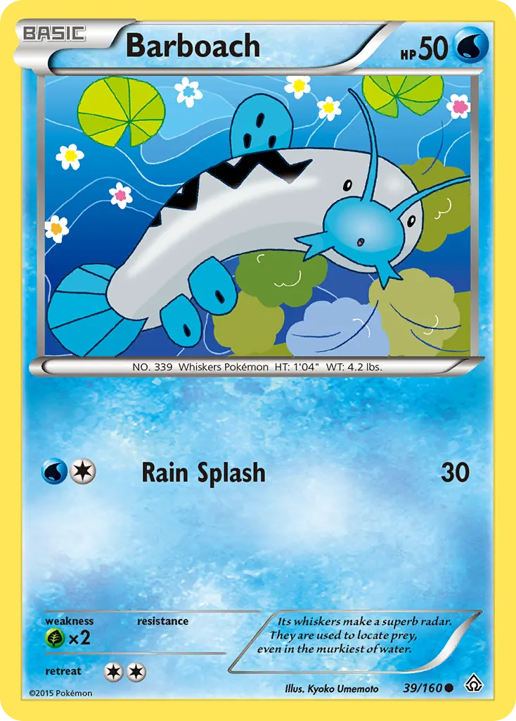 Barboach — Primal Clash 39 Pokémon card
