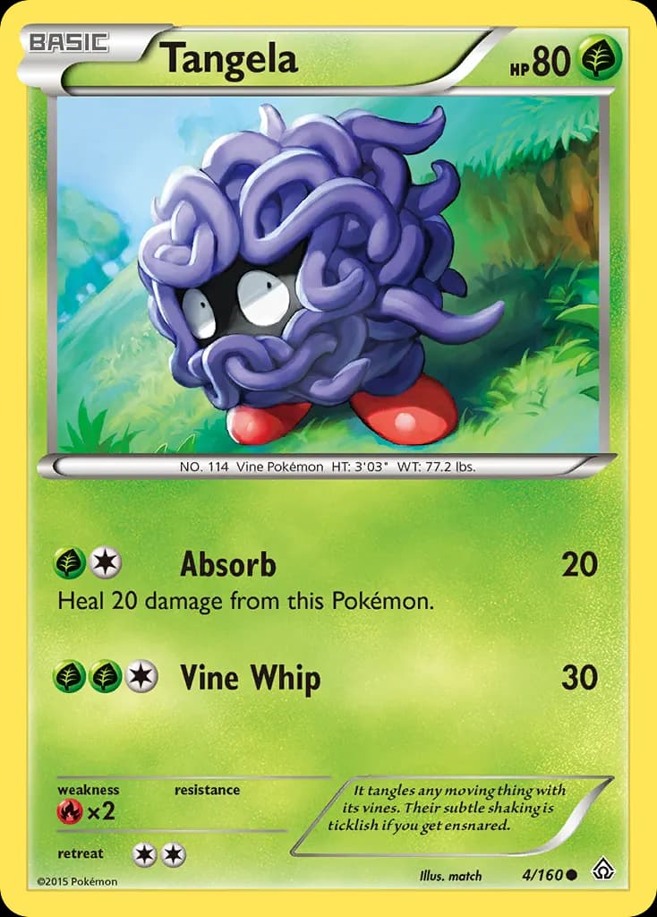 Tangela — Primal Clash 4 Pokémon card