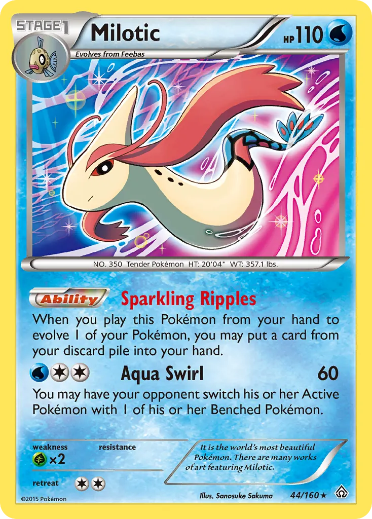 Milotic — Primal Clash 44 Pokémon card