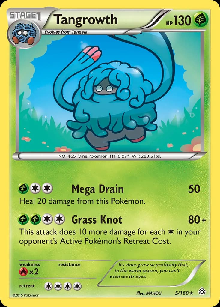 Tangrowth — Primal Clash 5 Pokémon card