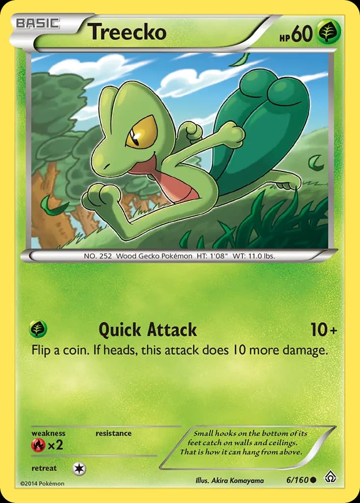 Treecko — Primal Clash 6 Pokémon card