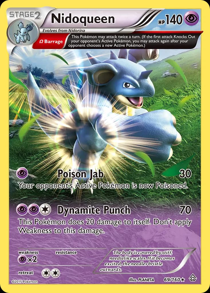 Nidoqueen — Primal Clash 69 Pokémon card