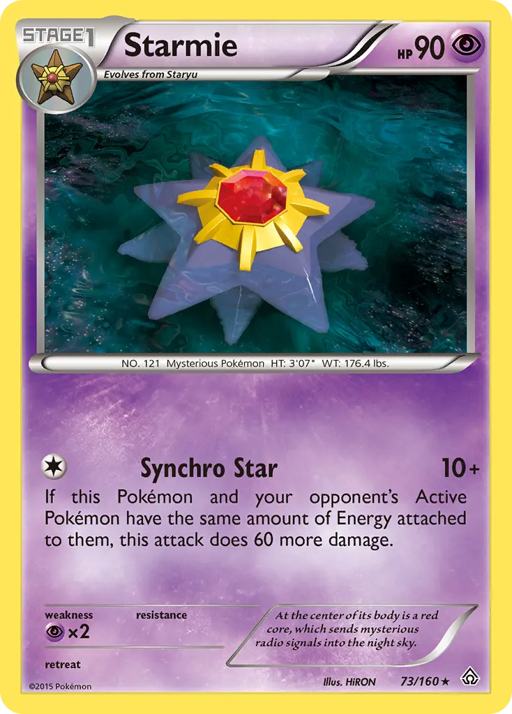 Starmie — Primal Clash 73 Pokémon card