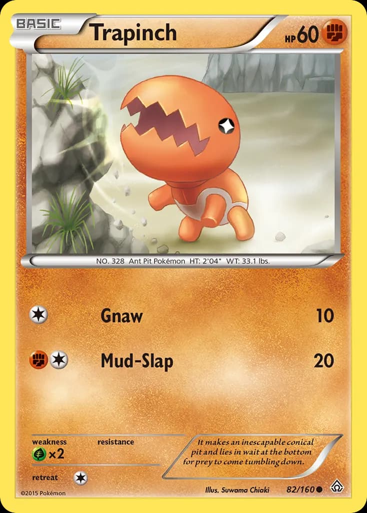 Trapinch — Primal Clash 82 Pokémon card