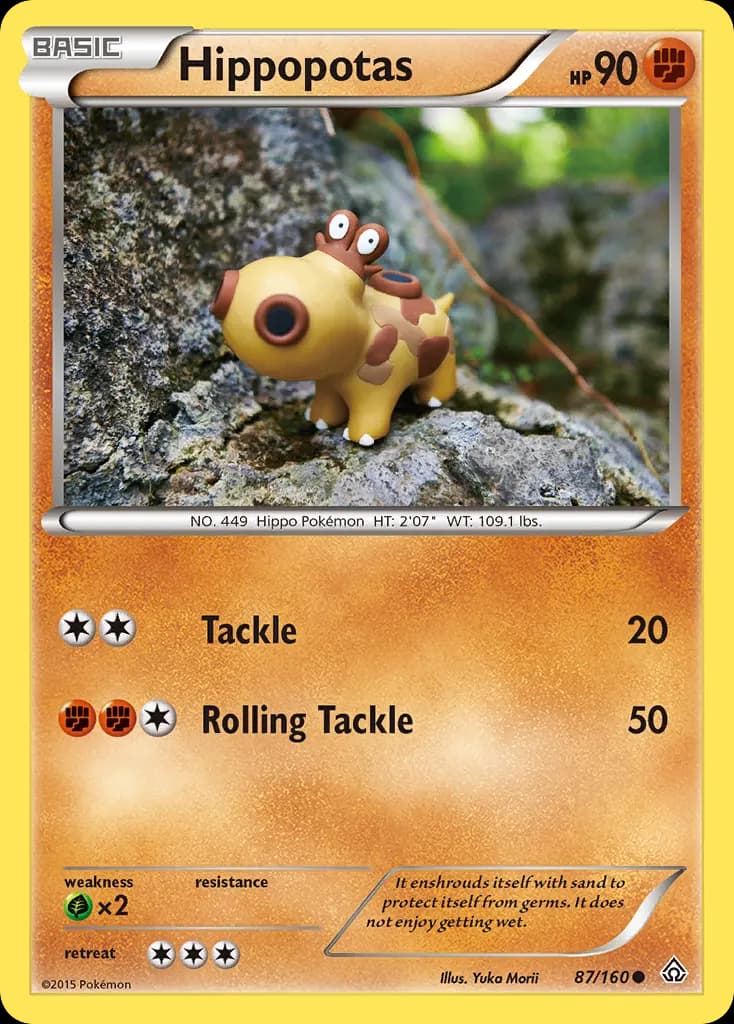 Hippopotas — Primal Clash 87 Pokémon card
