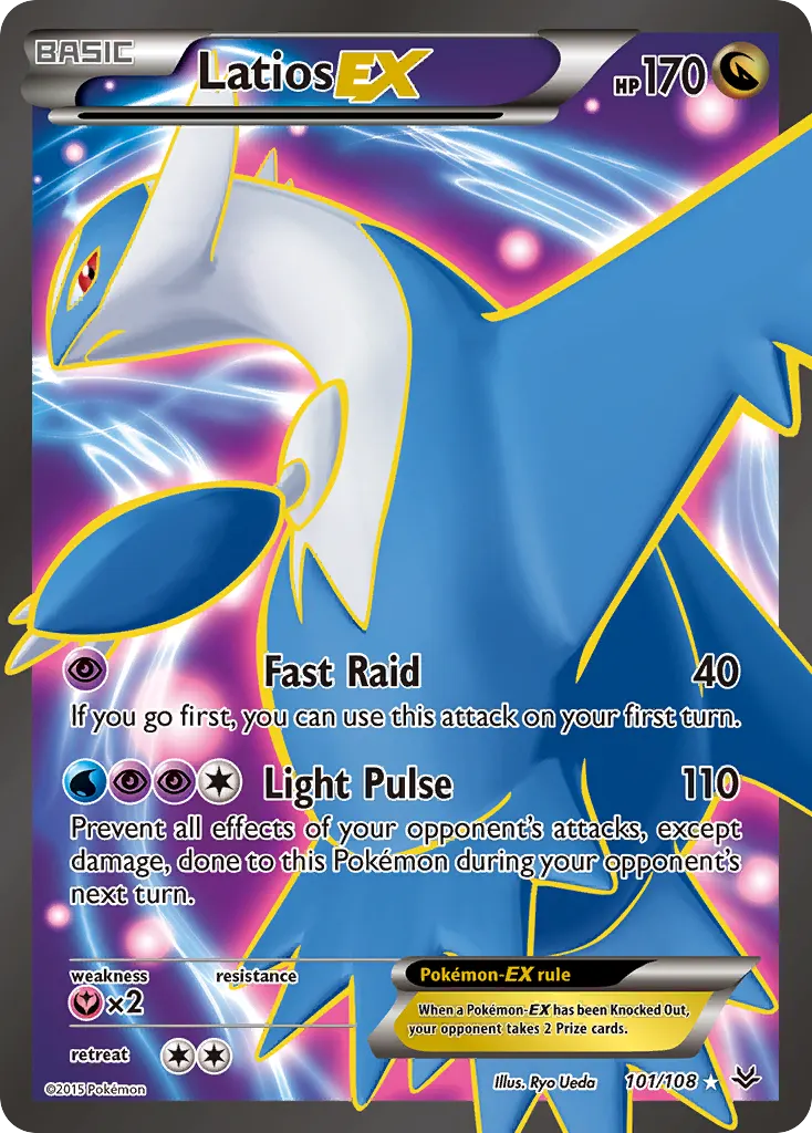 Latios-EX — Roaring Skies 101 Pokémon card