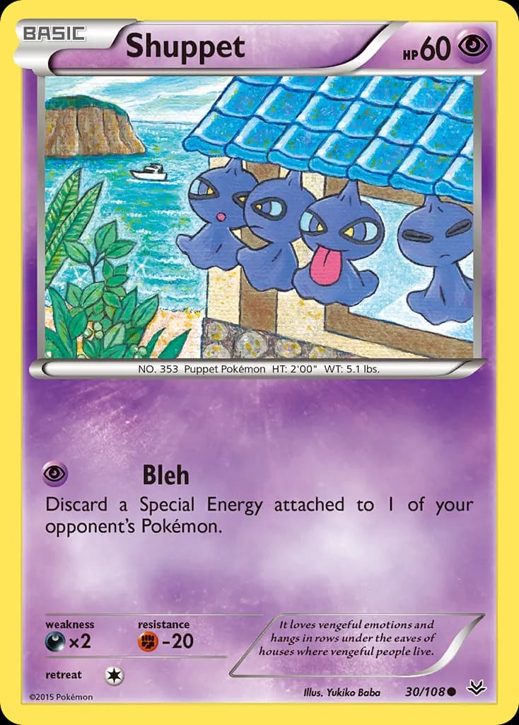 Shuppet — Roaring Skies 30 Pokémon card