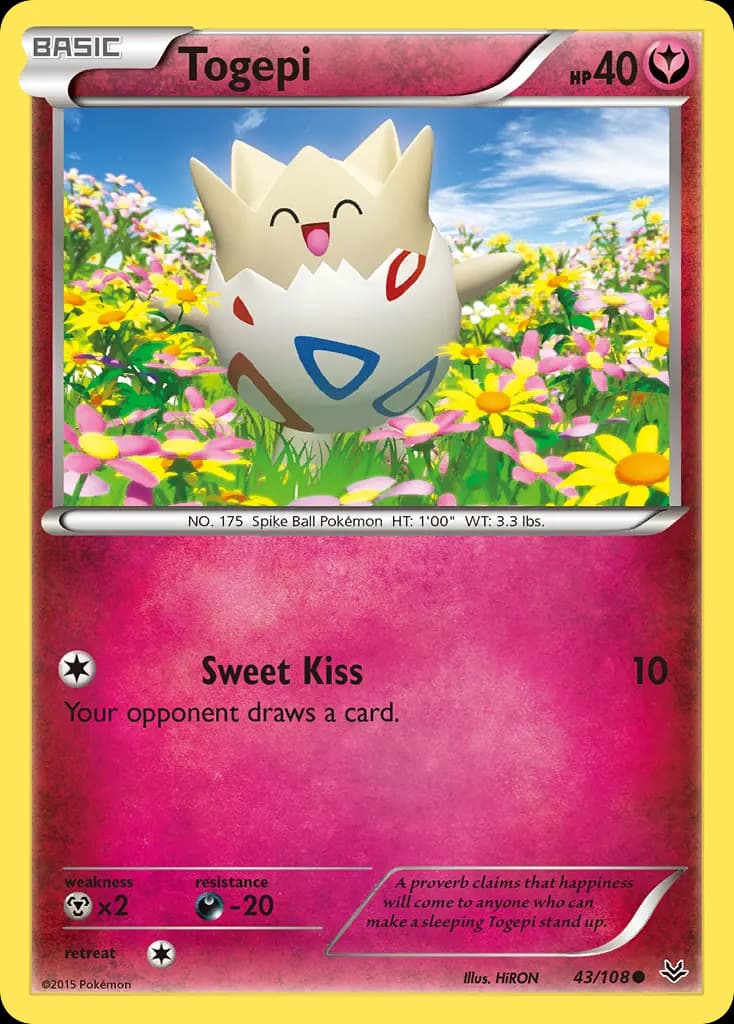 Togepi — Roaring Skies 43 Pokémon card