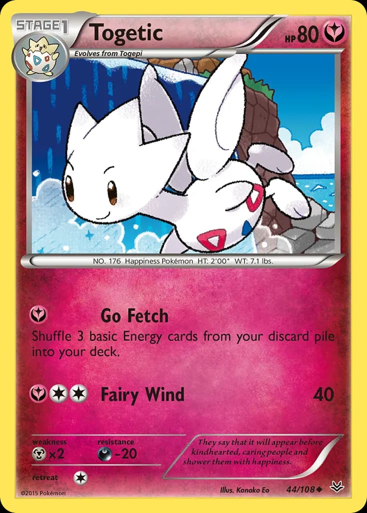 Togetic — Roaring Skies 44 Pokémon card