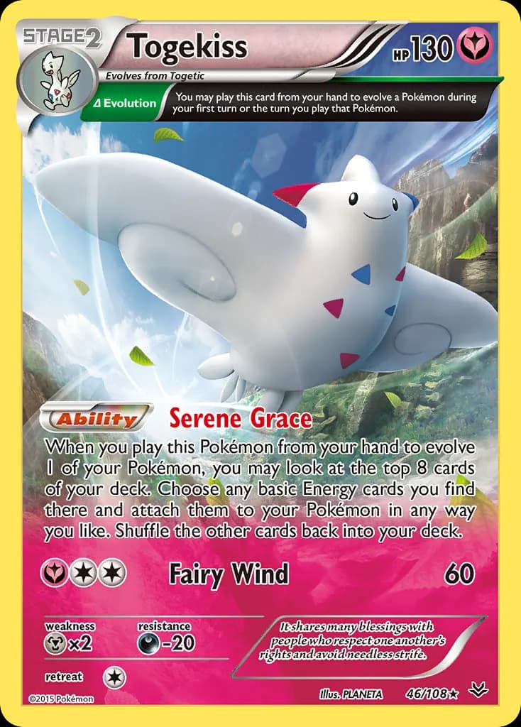 Togekiss — Roaring Skies 46 Pokémon card