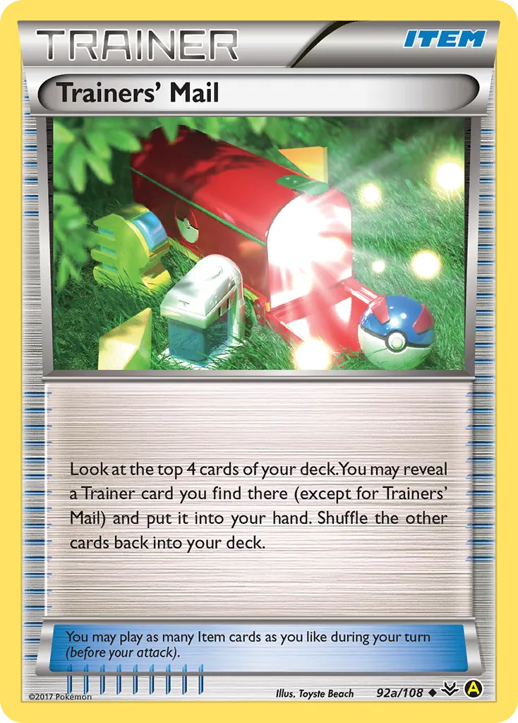 Correio de Treinadores — Céus Estrondosos 92a Portuguese Pokémon card