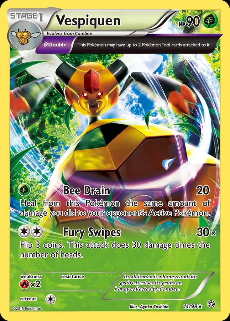Vespiquen — Ancient Origins 11 Pokémon card