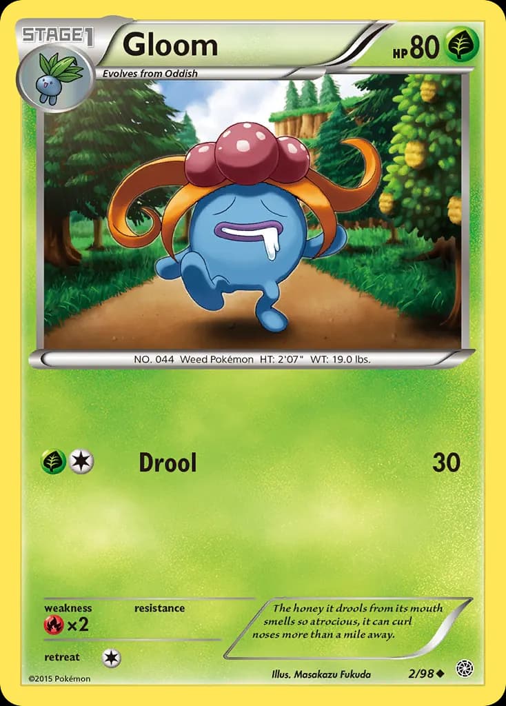Gloom — Ancient Origins 2 Pokémon card