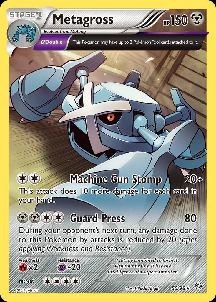 Metagross — Ancient Origins 50 Pokémon card