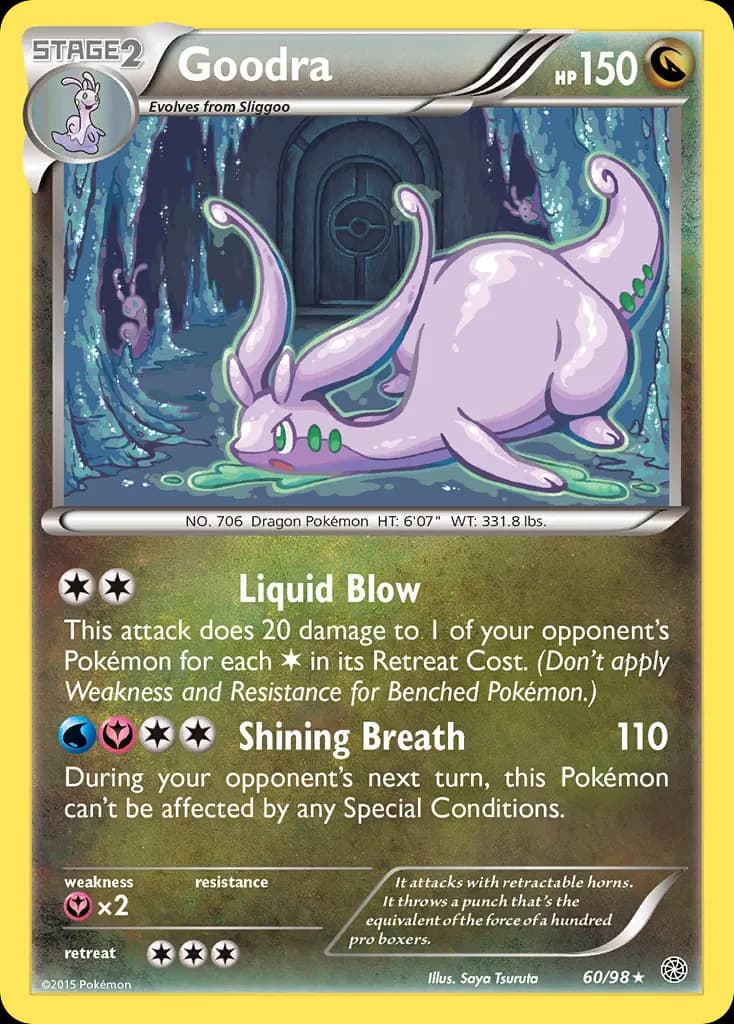 Goodra — Ancient Origins 60 Pokémon card