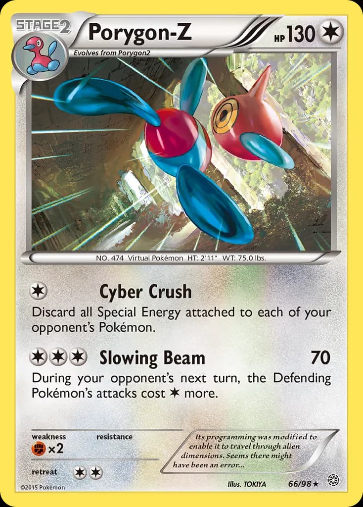 Porygon-Z — Ancient Origins 66 Pokémon card