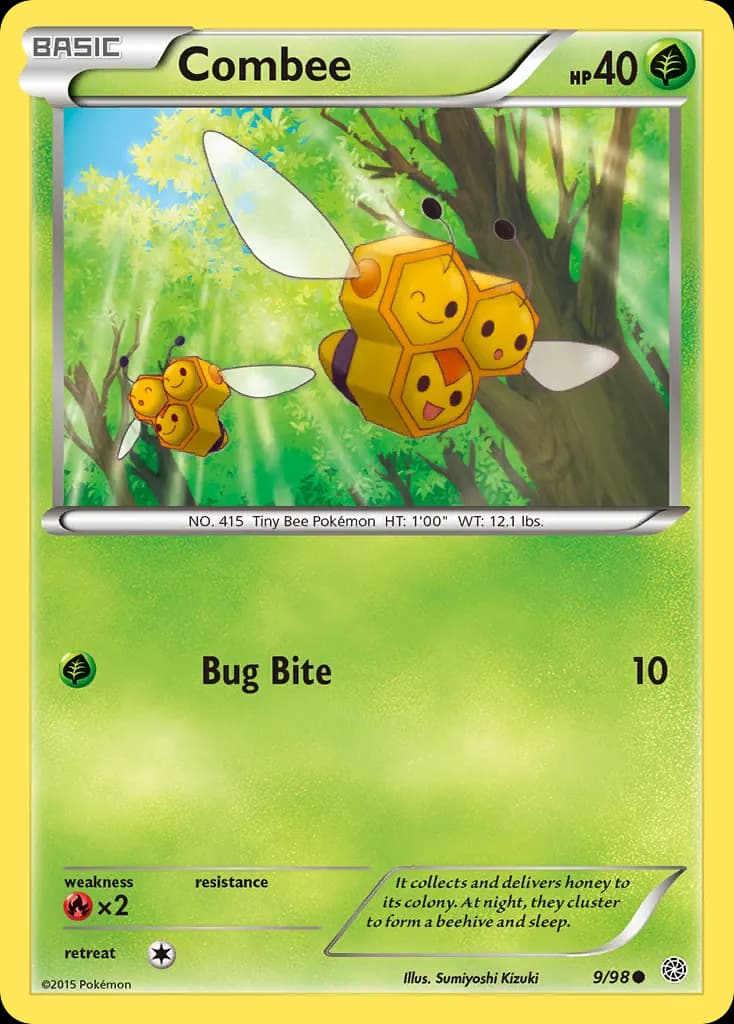 Combee — Ancient Origins 9 Pokémon card