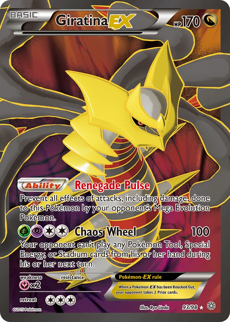 Giratina-EX — Ancient Origins 93 Pokémon card