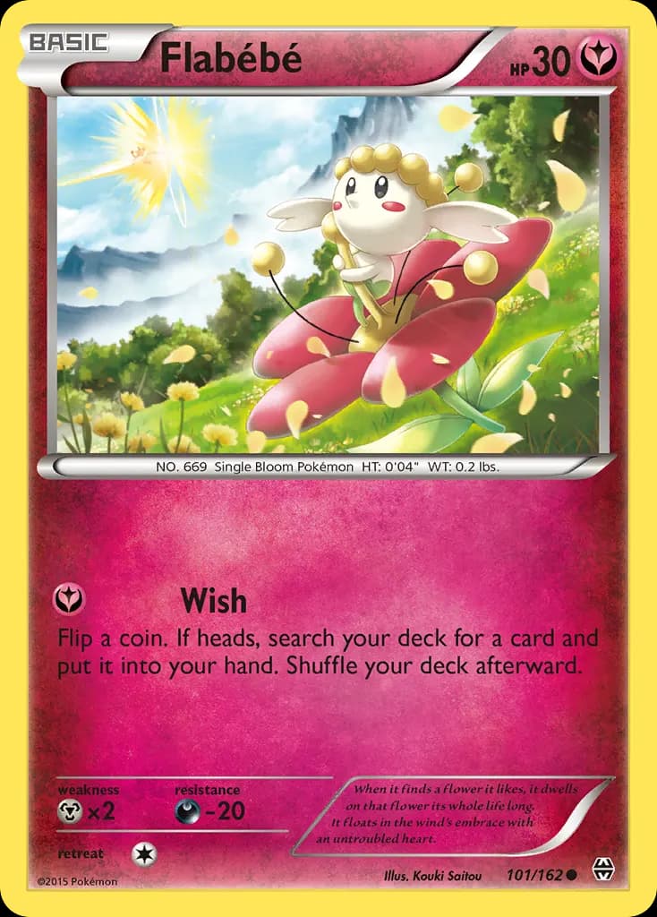 Flabébé — BREAKthrough 101 Pokémon card