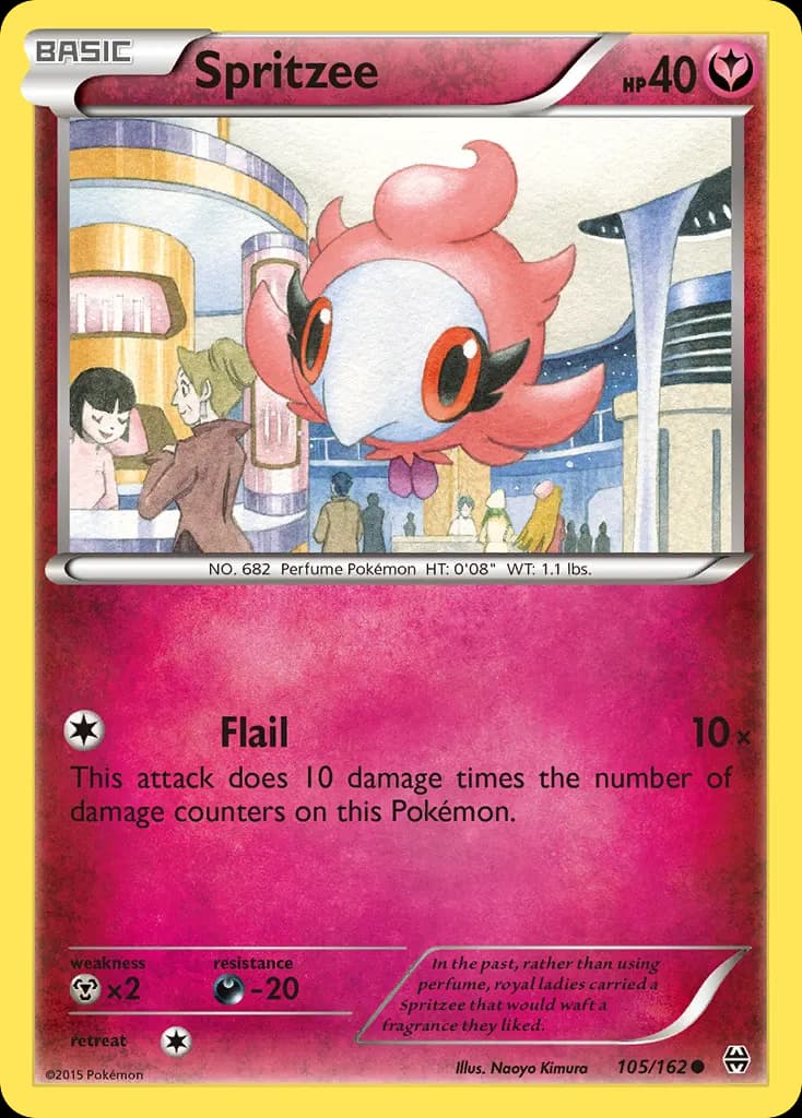 Spritzee — BREAKthrough 105 Pokémon card