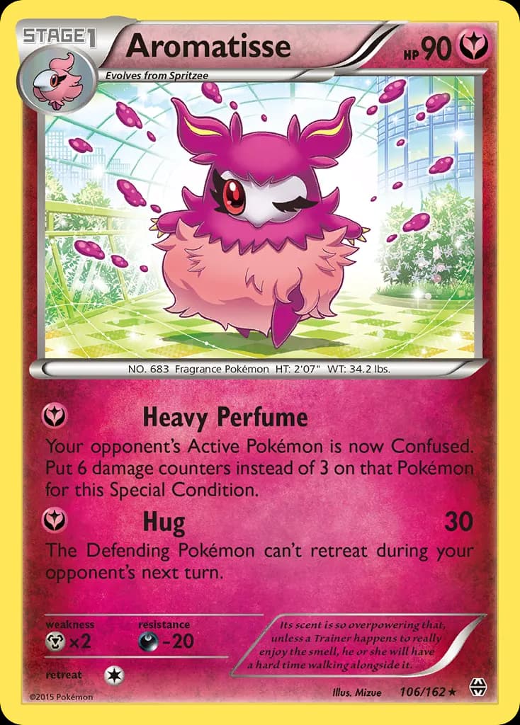 Aromatisse — BREAKthrough 106 Pokémon card