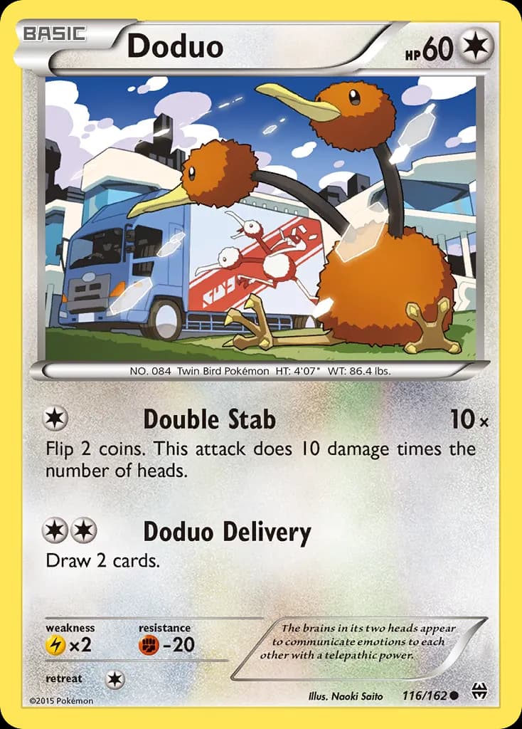 Doduo — BREAKthrough 116 Pokémon card