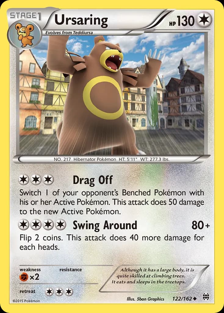 Ursaring — BREAKthrough 122 Pokémon card