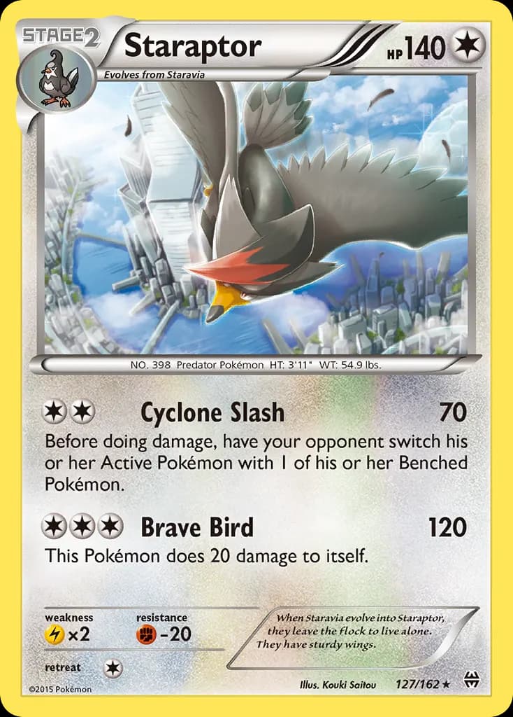 Staraptor — BREAKthrough 127 Pokémon card