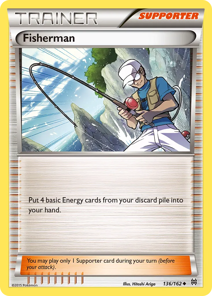 Fisherman — BREAKthrough 136 Pokémon card