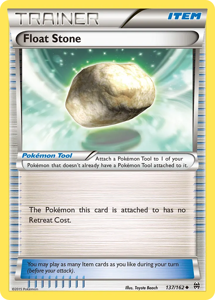 Float Stone — BREAKthrough 137 Pokémon card