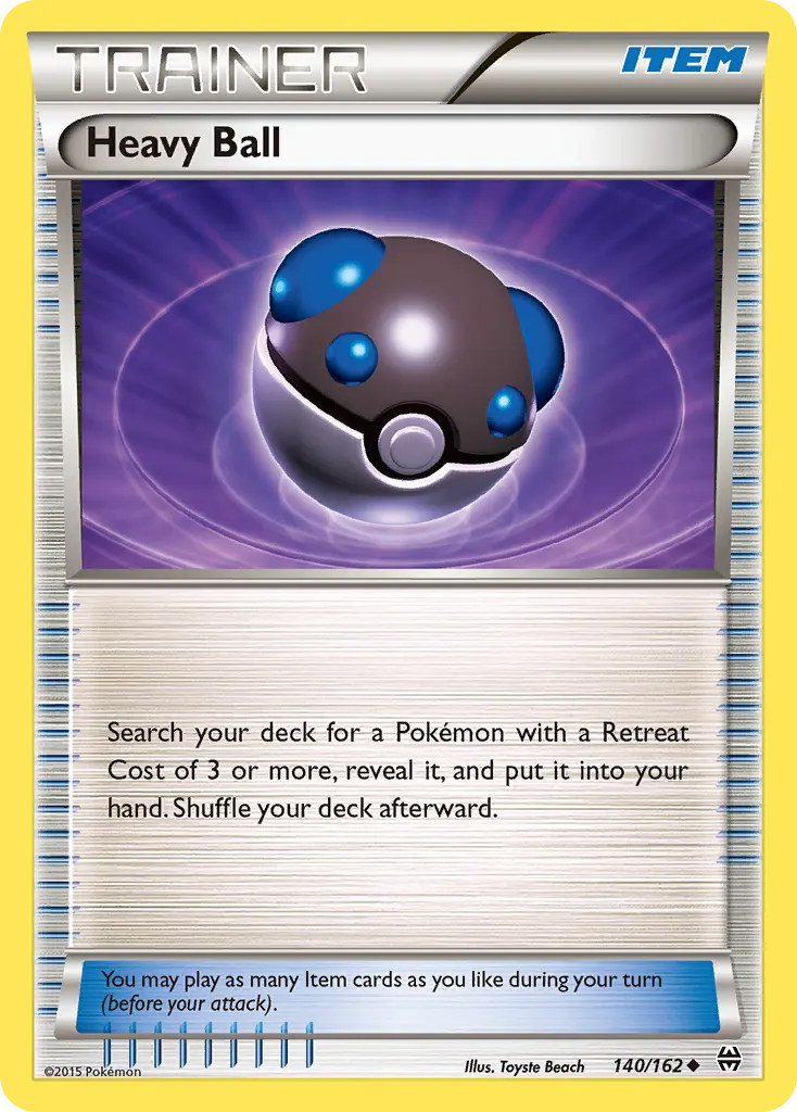 Heavy Ball — BREAKthrough 140 Pokémon card