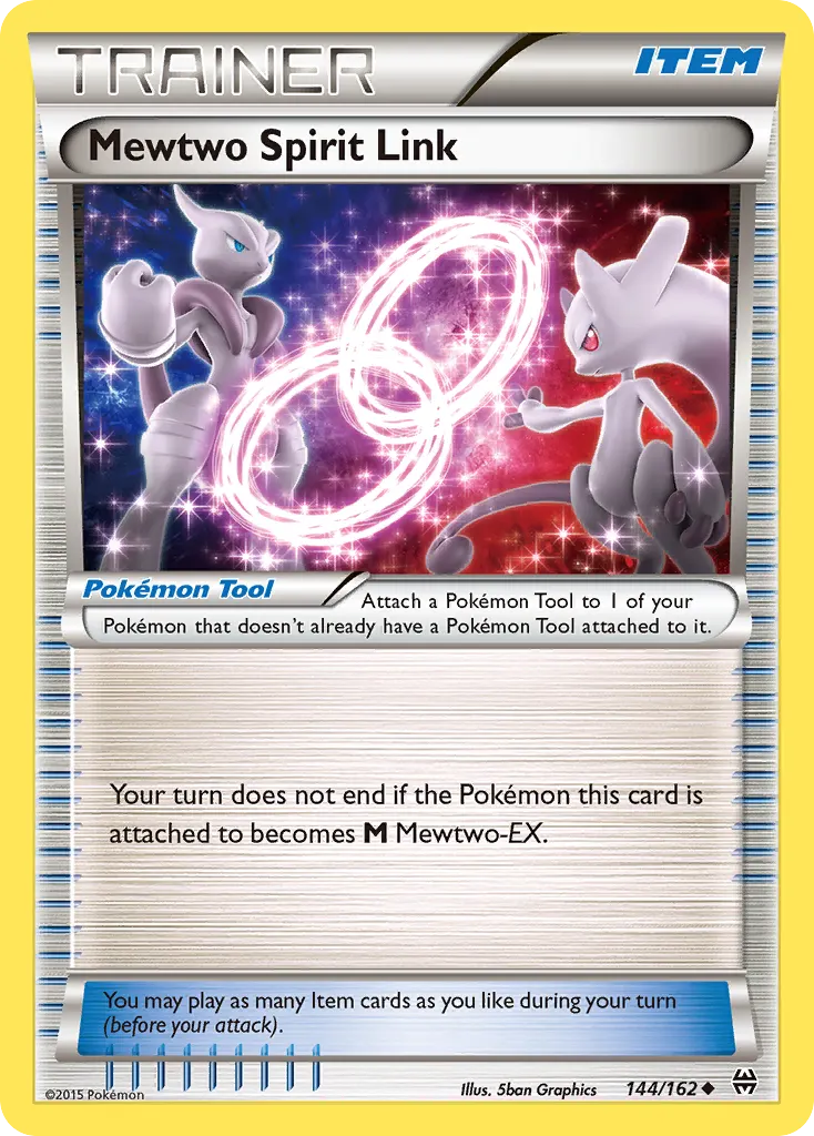Mewtwo Spirit Link — BREAKthrough 144 Pokémon card