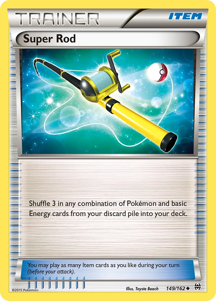 Super Rod — BREAKthrough 149 Pokémon card