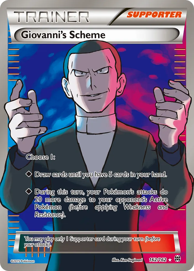 Giovanni's Scheme — BREAKthrough 162 Pokémon card