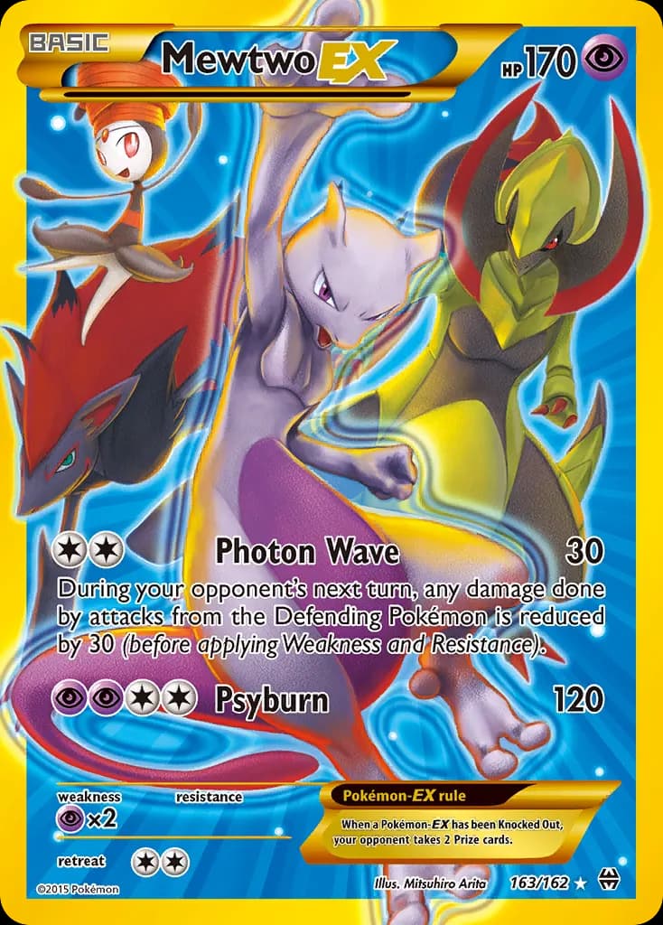 Mewtwo-EX — BREAKthrough 163 Pokémon card