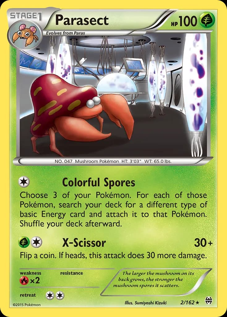Parasect — BREAKthrough 2 Pokémon card