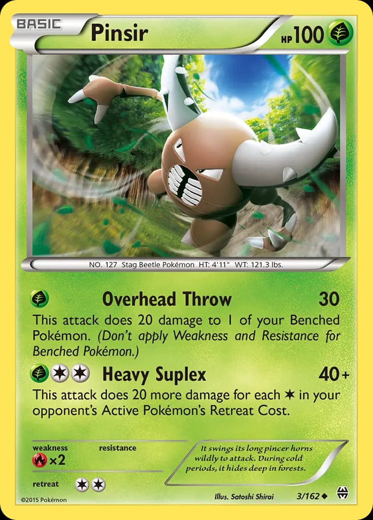 Pinsir — BREAKthrough 3 Pokémon card