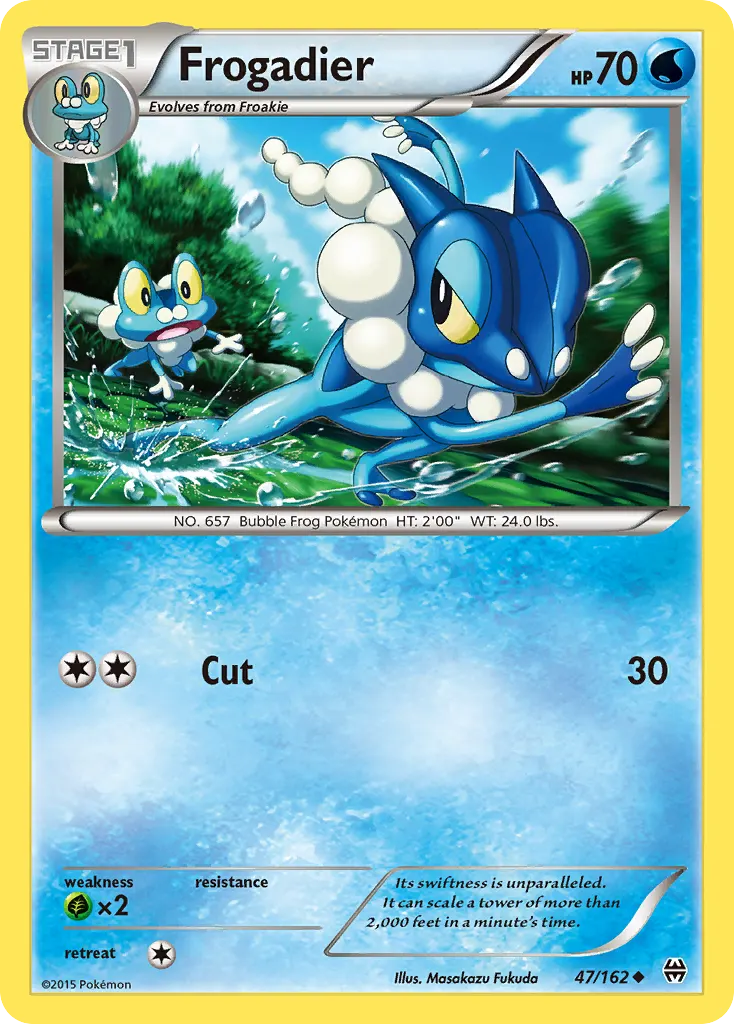 Frogadier — BREAKthrough 47 Pokémon card