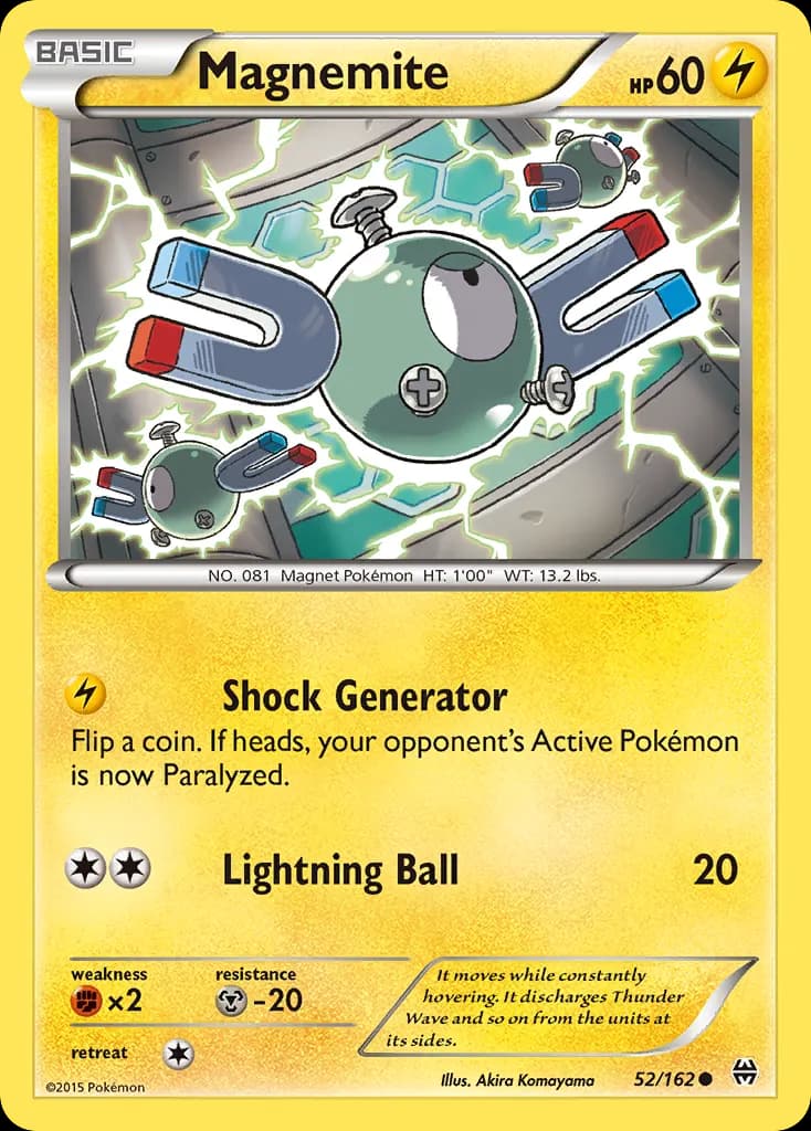 Magnemite — BREAKthrough 52 Pokémon card