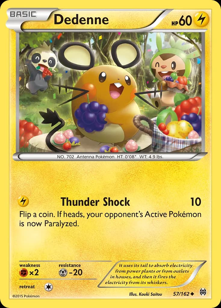 Dedenne — BREAKthrough 57 Pokémon card