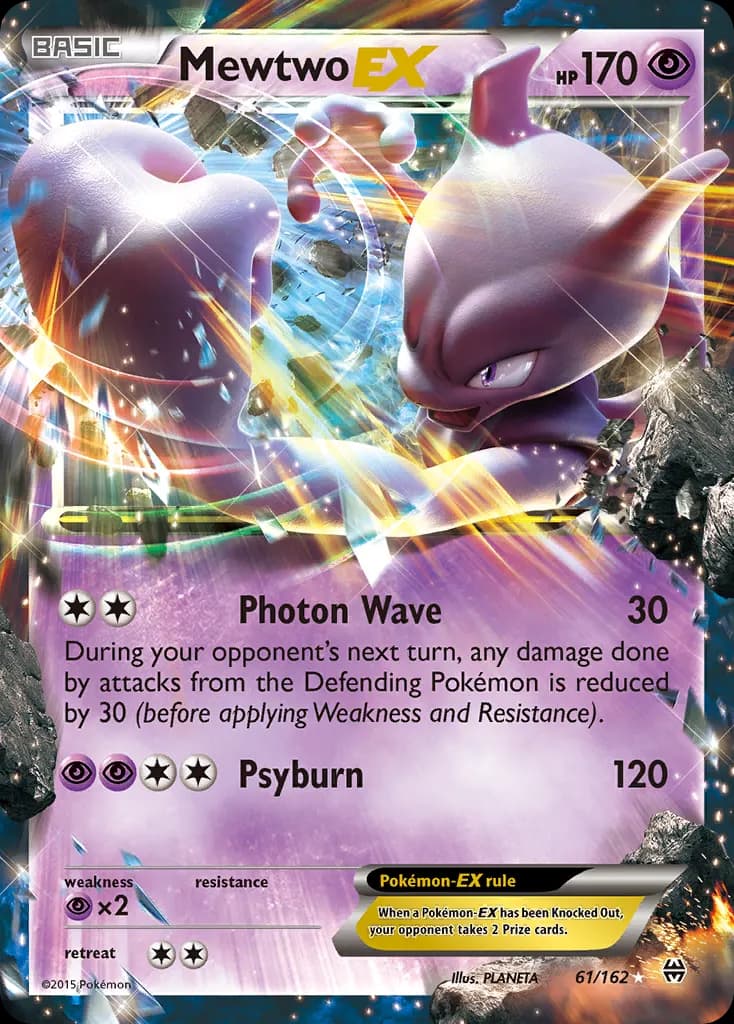 Mewtwo-EX — BREAKthrough 61 Pokémon card