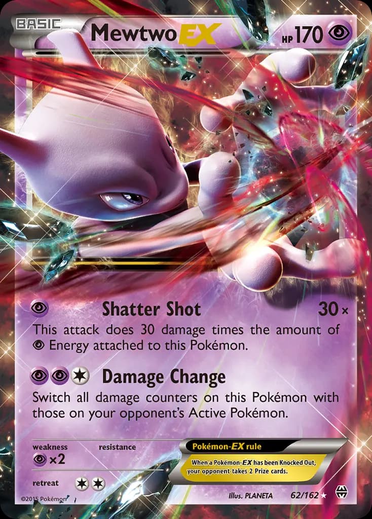 Mewtwo-EX — BREAKthrough 62 Pokémon card