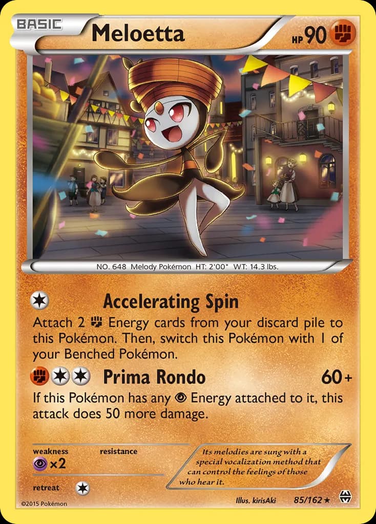 Meloetta — BREAKthrough 85 Pokémon card