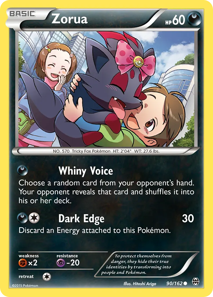 Zorua — BREAKthrough 90 Pokémon card
