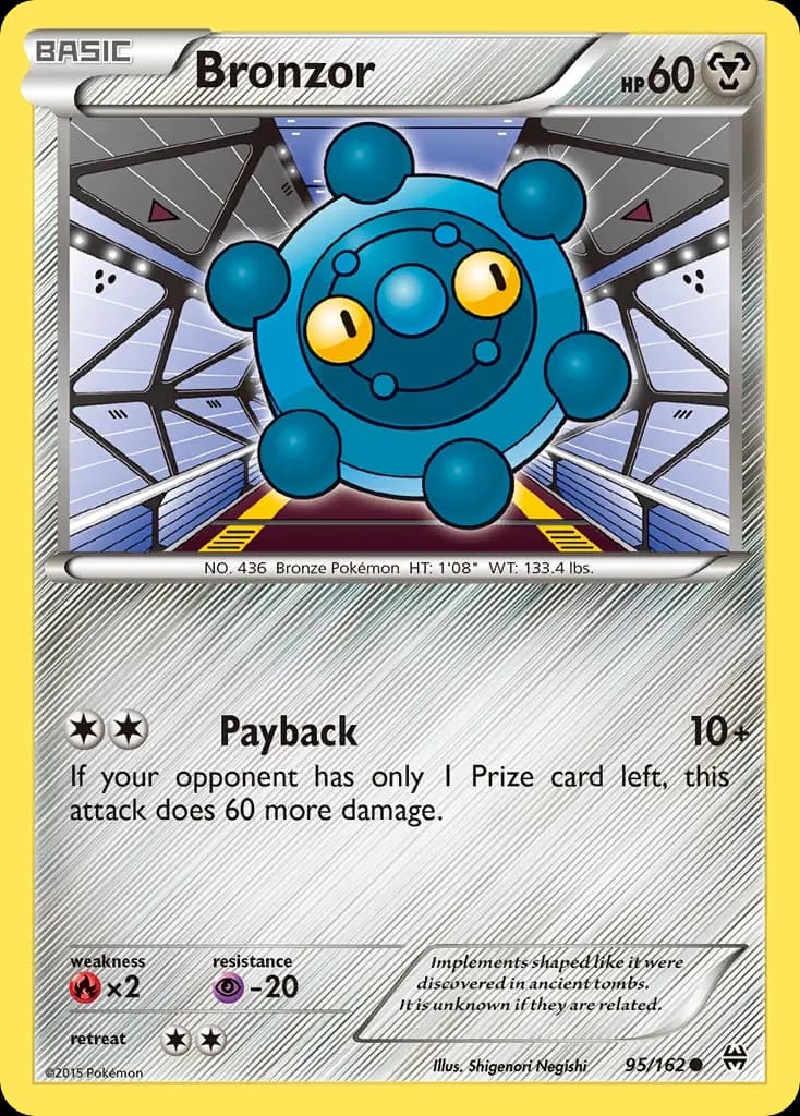 Bronzor — BREAKthrough 95 Pokémon card
